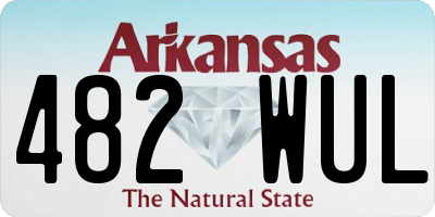 AR license plate 482WUL