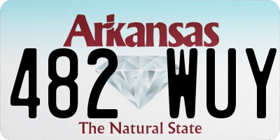 AR license plate 482WUY