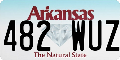 AR license plate 482WUZ