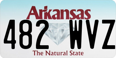 AR license plate 482WVZ