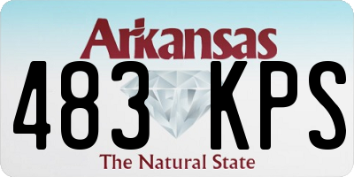 AR license plate 483KPS
