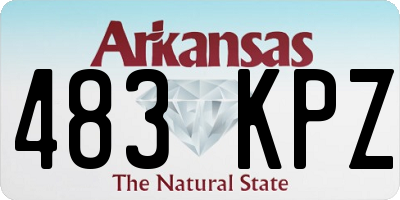 AR license plate 483KPZ
