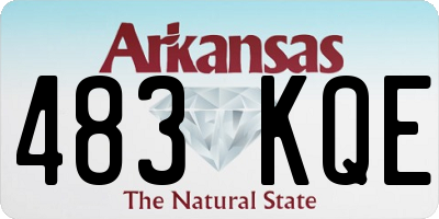 AR license plate 483KQE