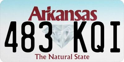 AR license plate 483KQI