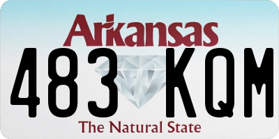 AR license plate 483KQM