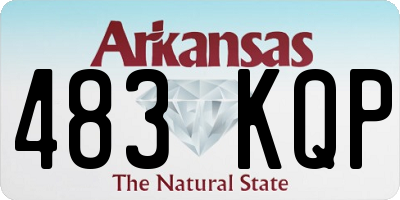 AR license plate 483KQP