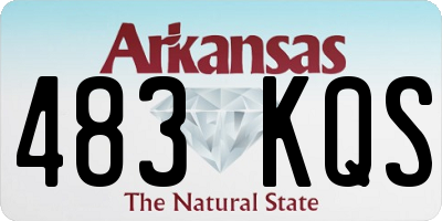 AR license plate 483KQS