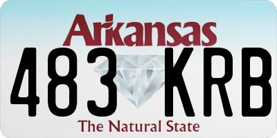 AR license plate 483KRB