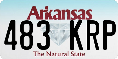 AR license plate 483KRP