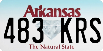 AR license plate 483KRS