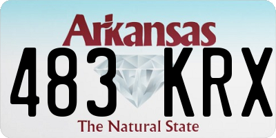 AR license plate 483KRX