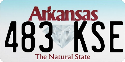 AR license plate 483KSE