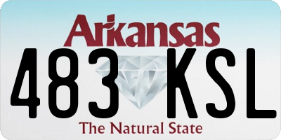 AR license plate 483KSL