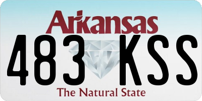 AR license plate 483KSS
