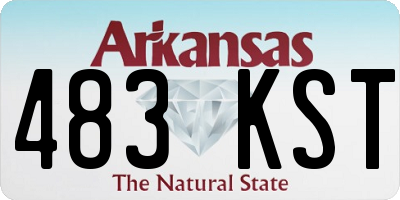 AR license plate 483KST
