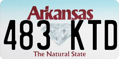 AR license plate 483KTD