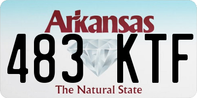 AR license plate 483KTF