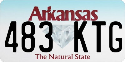 AR license plate 483KTG