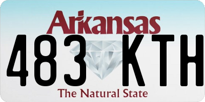 AR license plate 483KTH