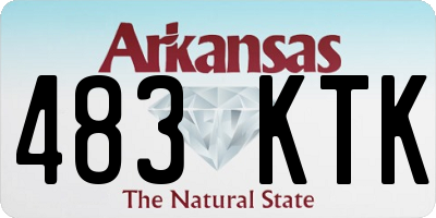 AR license plate 483KTK