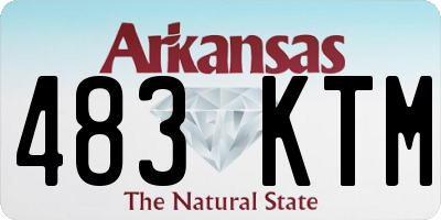 AR license plate 483KTM