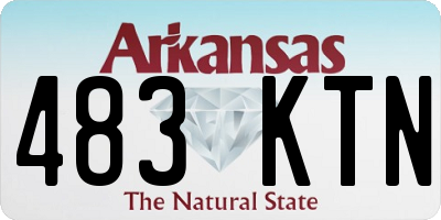 AR license plate 483KTN