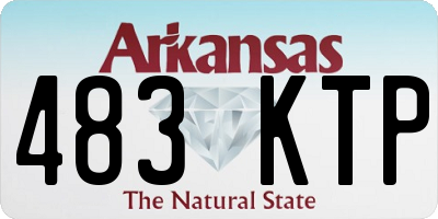 AR license plate 483KTP