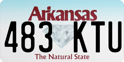 AR license plate 483KTU