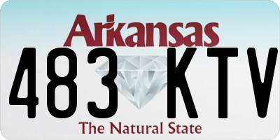 AR license plate 483KTV