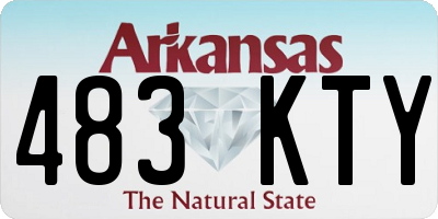 AR license plate 483KTY