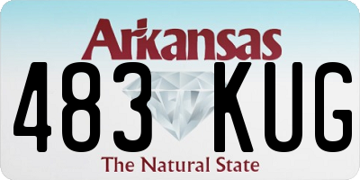 AR license plate 483KUG