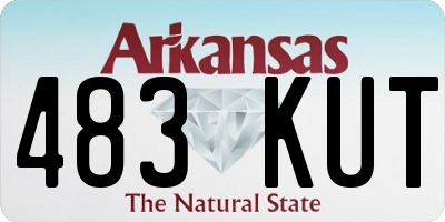 AR license plate 483KUT