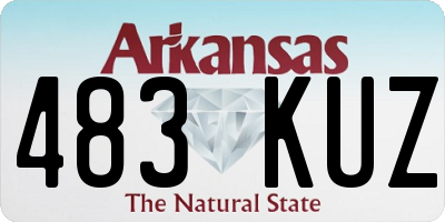 AR license plate 483KUZ