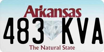 AR license plate 483KVA