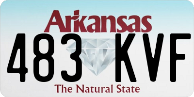 AR license plate 483KVF