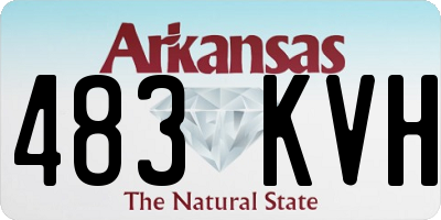 AR license plate 483KVH