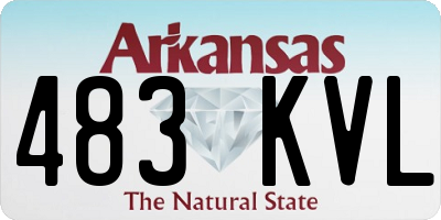 AR license plate 483KVL