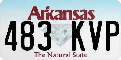 AR license plate 483KVP