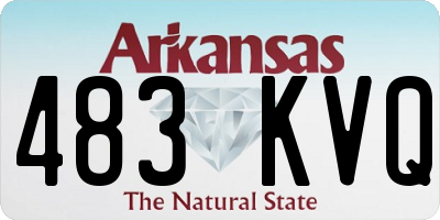 AR license plate 483KVQ