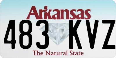 AR license plate 483KVZ