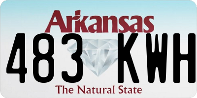 AR license plate 483KWH