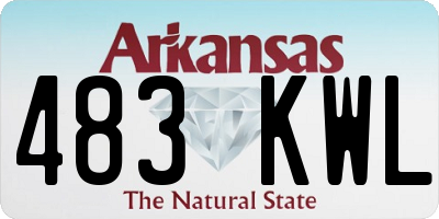 AR license plate 483KWL