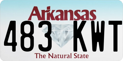 AR license plate 483KWT