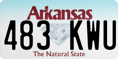AR license plate 483KWU