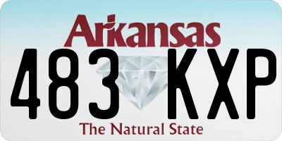 AR license plate 483KXP