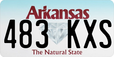AR license plate 483KXS
