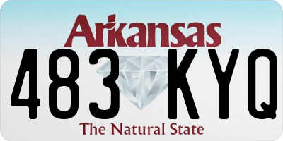 AR license plate 483KYQ