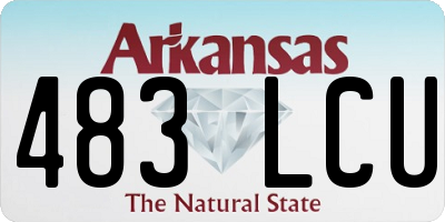 AR license plate 483LCU