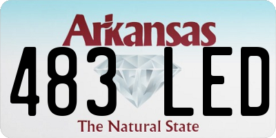 AR license plate 483LED