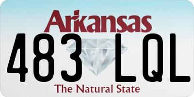 AR license plate 483LQL
